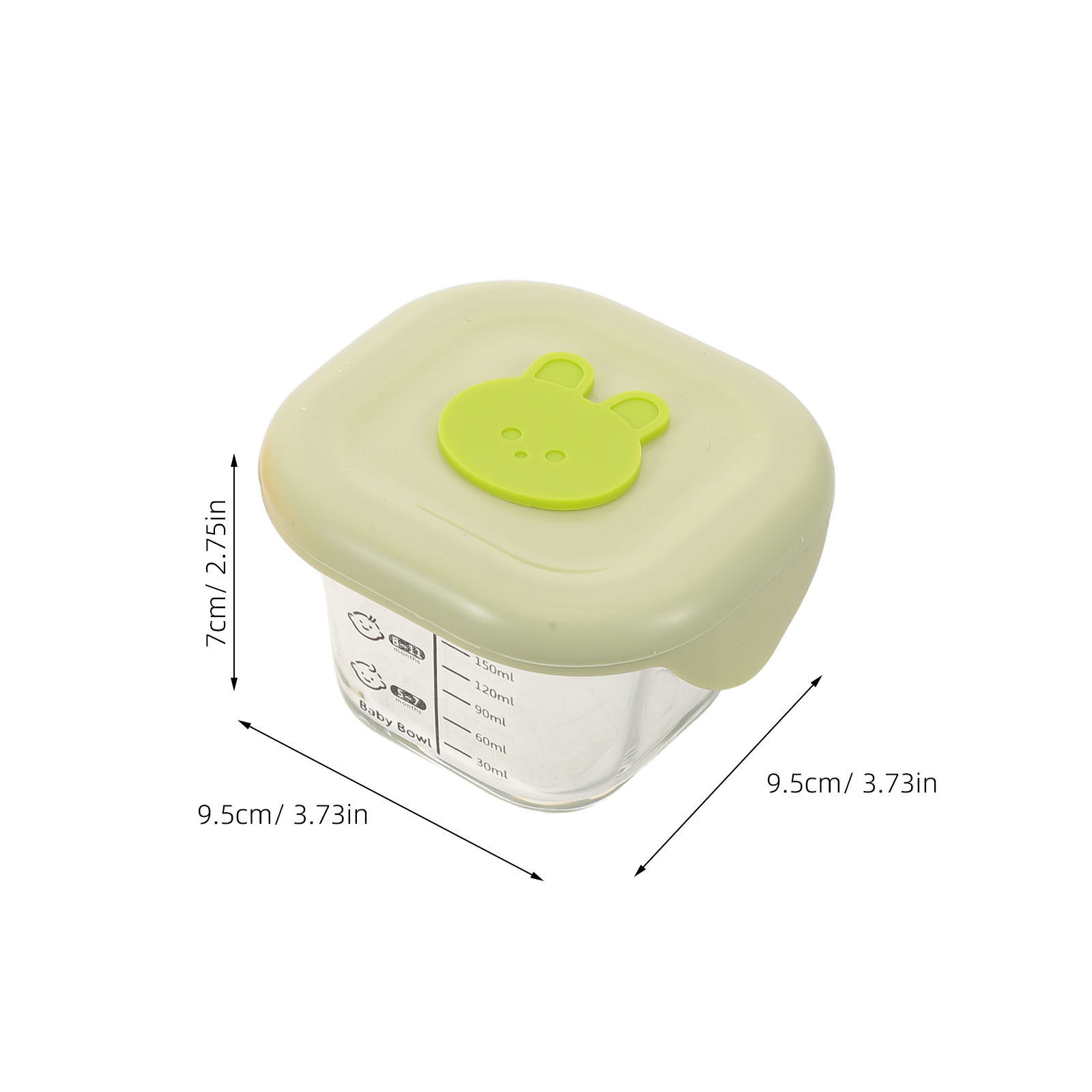 2 Buah Wadah Penyimpanan Makan - Baby Food Jars With Lids ulasan dan harga