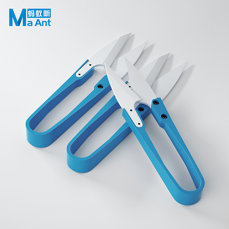 MaAnt Terisolasi Biru Keramik  - Baby Food Scissors ulasan dan harga