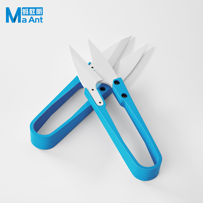 MaAnt Terisolasi Biru Keramik  - Baby Food Scissors ulasan dan harga